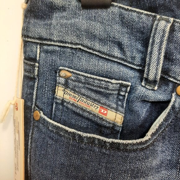 Y2K Diesel Industry Low Rise Bootcut Jeans Deadstock With Tag Size 27 x 34 - Picture 3 of 13
